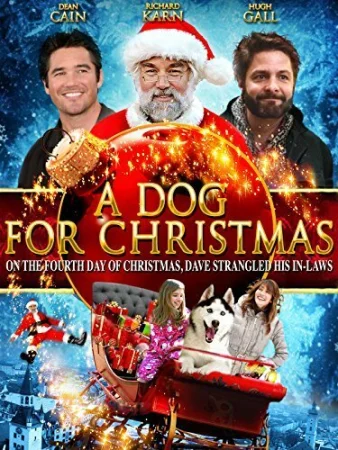 Собака на Рождество в hd качестве